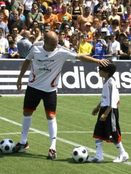 Enzo Zidane And Dad