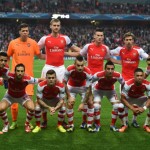 Arsenal's starting XI line up